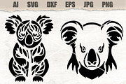 Stencils Koala, an Animal Illustration by MARYCRAFTIRIA (Thumbnail 1 of 3)