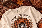 Fall Raccoon 16 PNG Cute Designs, an Animal Illustration by ElDesignState (Thumbnail 7 of 21)