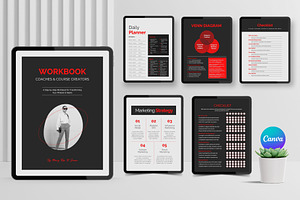 110 pages Ebook & Workbook Canva