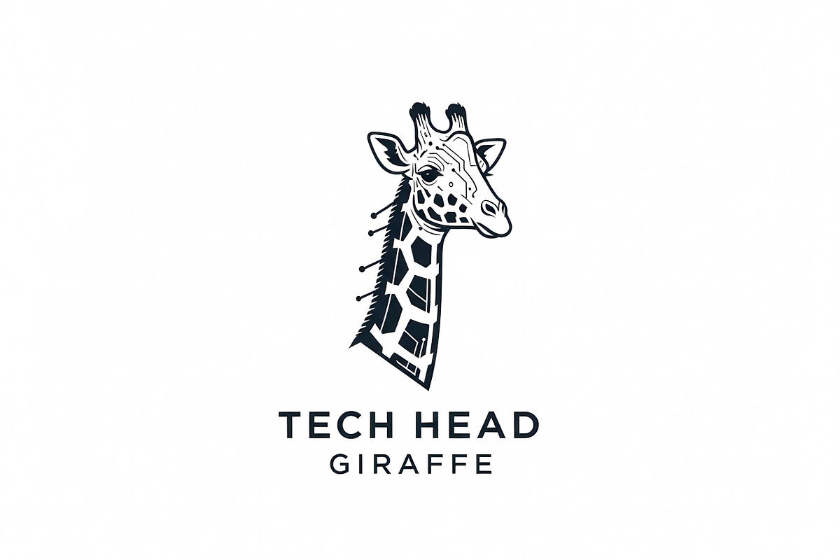 Tech Giraffe Head, a Branding & Logo Template by Logocreative (Photo 1 of 2)