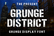 Grunge District - Bold Grunge Font, a Sans Serif Font by Limited.studio (Thumbnail 1 of 5)