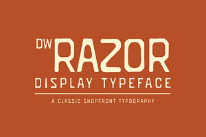 DW Razor Display Fonts