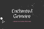 Enchanted Grimoire - A Display Font, a Handwritten Font by Beck McCormick (Thumbnail 1 of 10)