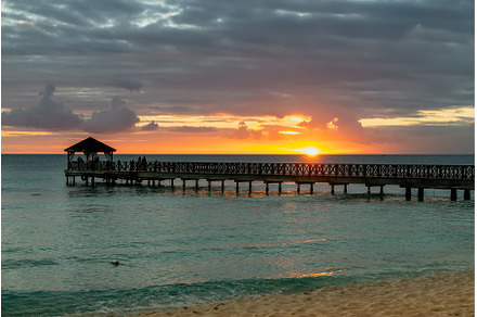 Tropical carribbean beach