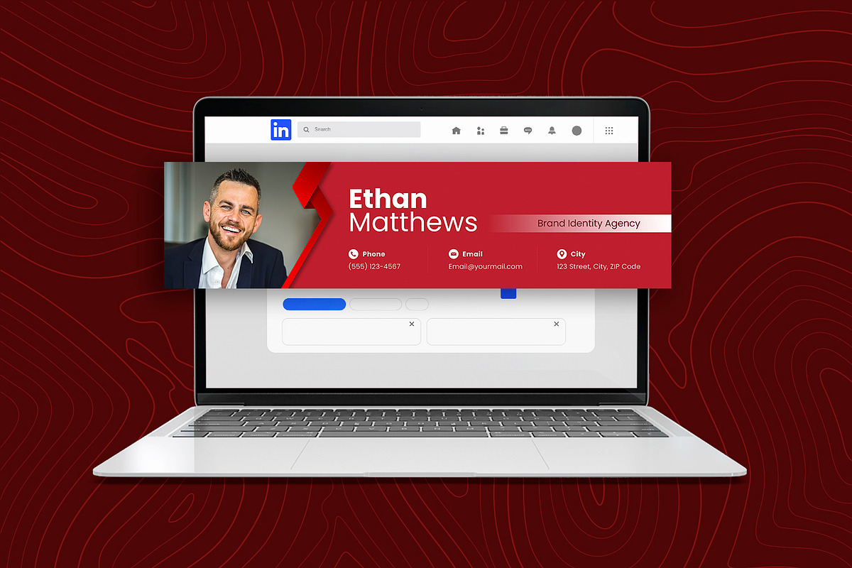 Hyfort Studio - Linkedin Banner, a Print Template by Esensifiksi.studio (Photo 2 of 3)