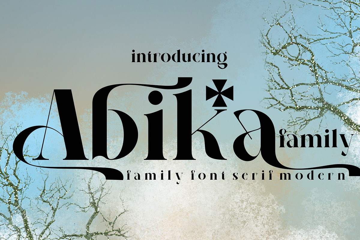 Abika family, a Serif Font by Canden Meutuah (Photo 1 of 6)