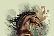 Watercolor Manipulation Horse Effect, an Action Add-On by MRI STUDIO (Thumbnail 11 of 14)