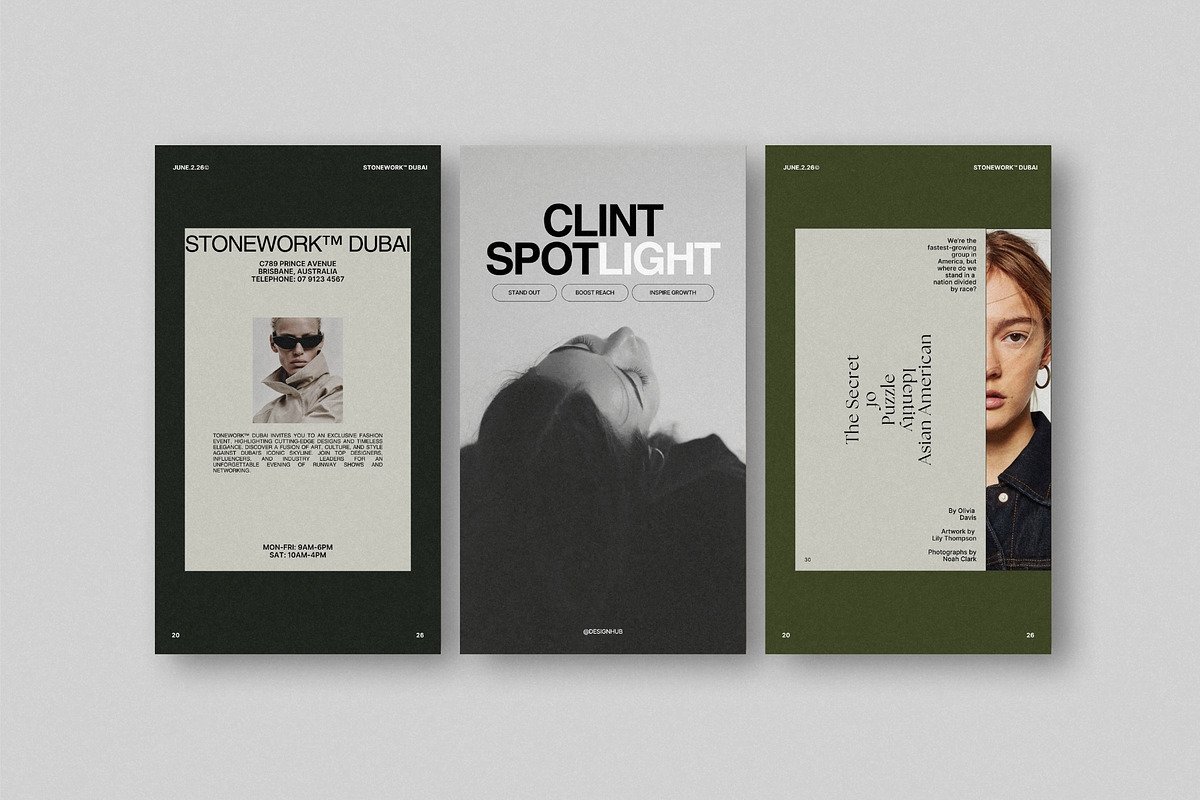 ZAVI | Instagram STORIES Bundle, a Social Media Template by The Aesthetic Studio (Photo 5 of 10)
