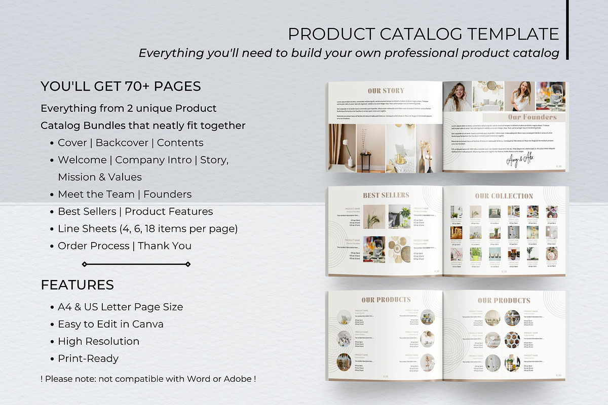 Product Catalog Canva Template, a Magazine Template by B2 Studio (Photo 2 of 12)