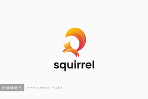 Squirrel Gradient Colorful Logo, a Branding & Logo Template by ivan_artnivora
