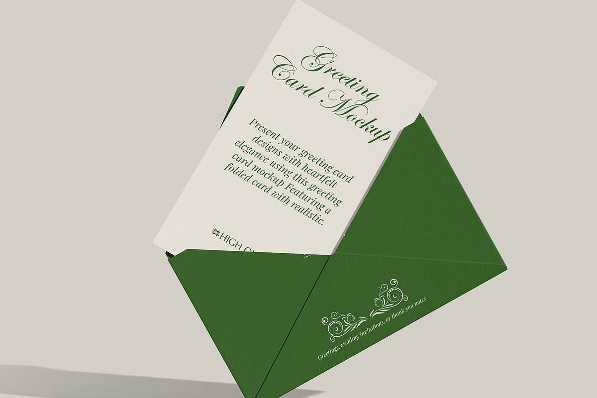 Greeting Card Mockup, a Merchandise Mockup by Permadi Creative (Photo 5 of 5)