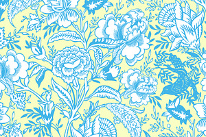 Vintage Peony Floral - Pattern