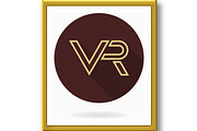 Fine Flat Icon With VR Logo, a Duotone Icon by FineArtStudio (Thumbnail 3 of 3)