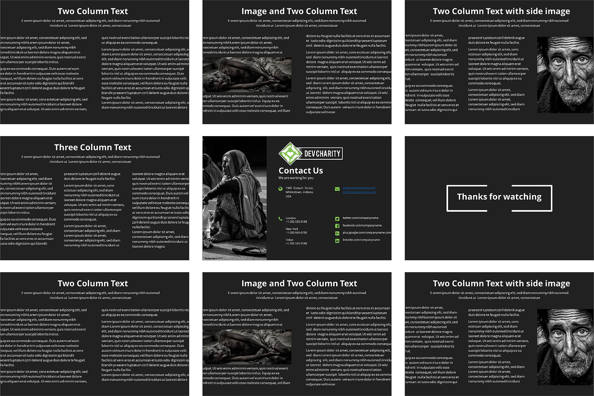 Dev Charity Template Bundle, a Presentation Template by litoondev (Photo 4 of 6)
