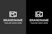 Letter M and W Video Camera Logo, a Branding & Logo Template by Pray Art Design Studio (Thumbnail 2 of 2)