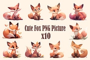 Cute animal collection 400 PNG, an Animal Illustration by DesignFolioHub (Thumbnail 12 of 34)