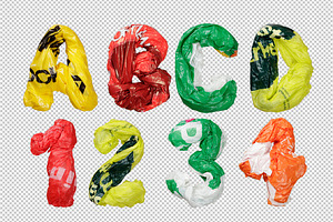 Olor Plastic Bags Font