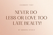 Chambery - Modern Elegant Luxury, a Serif Font by Qweera Studio (Thumbnail 3 of 12)