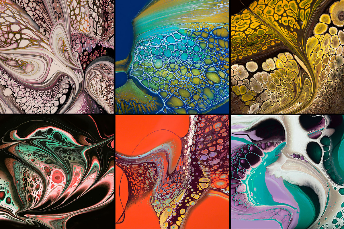 Viscosity: Fluid Acrylic Textures, a Texture Graphic by Chroma Supply (Photo 17 of 18)