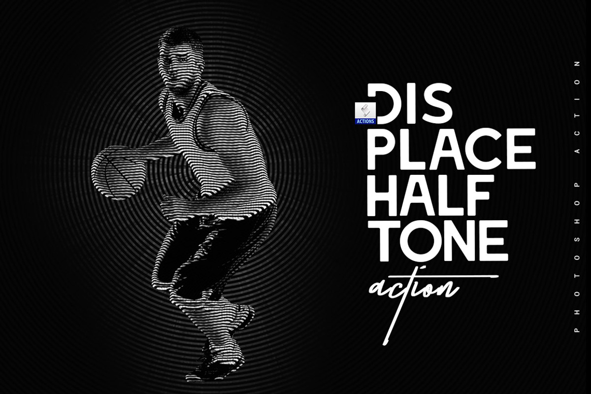 Displace Halftone (PS) Action preview 5