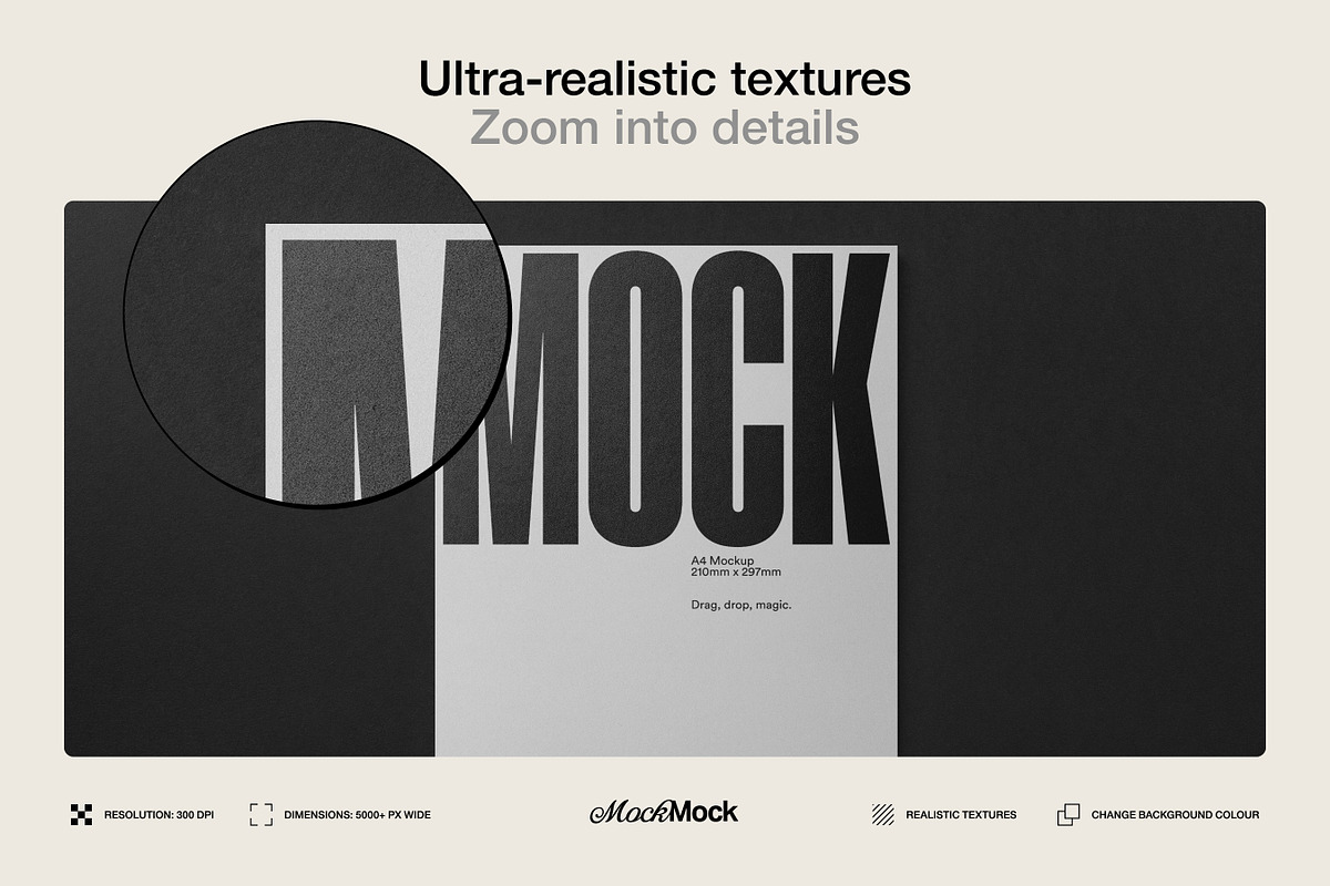 Poster Mockup / Letterhead Mockup, a Product Mockup by MockMock Mockups (Photo 2 of 4)