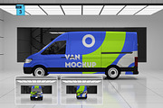 High Quality Van Mockup, a Product Mockup by Momogi (Thumbnail 1 of 4)