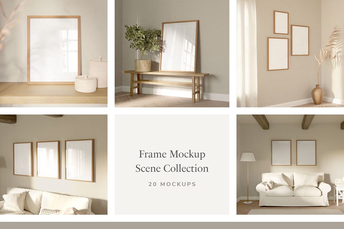 Frame Mockup Scene Collection, a Household Mockup by Ruben Stom (Photo 2 of 17)