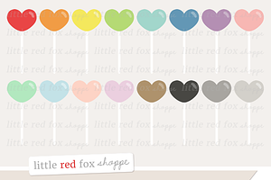 Heart Lollipop Clipart