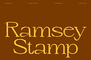 CS Ramsey Stamp, a Serif Font by Craft Supply Co. (Thumbnail 1 of 8)