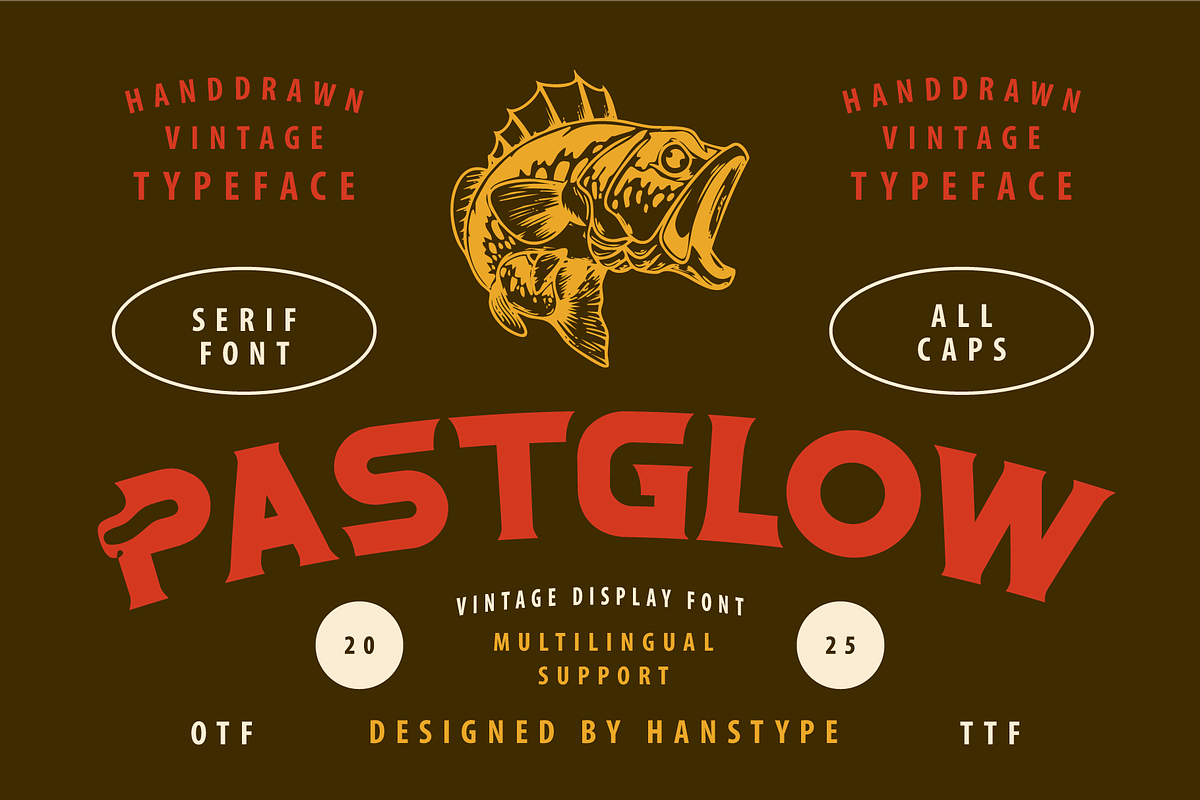 Pastglow - Serif Display Font, a Font by Hanstype.com (Photo 1 of 11)