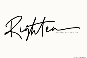 Righten – Eyecathcing Handwritten