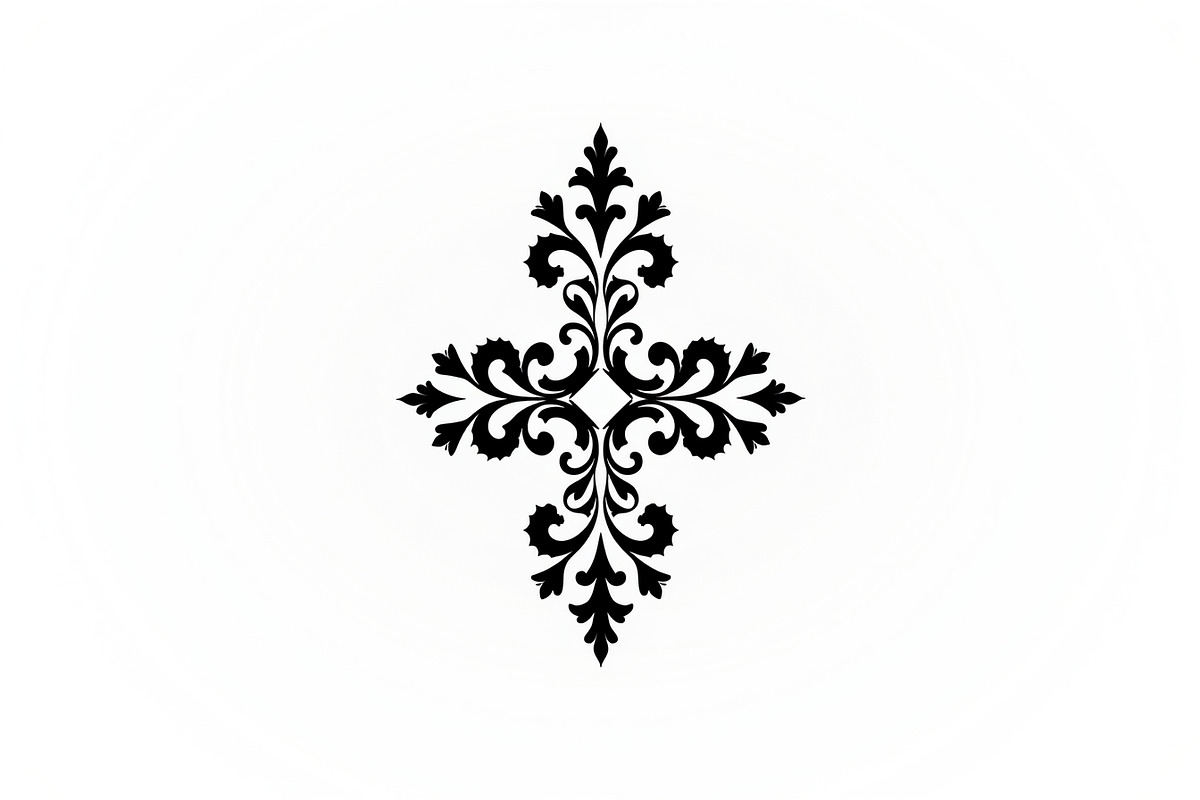 Decorative Vintage Ornament Cut File, an Illustration by musafir_fashion (Photo 7 of 9)