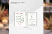 Wedding Menu Canva Template bd003, a Card Template by TyphoonStudio (Thumbnail 2 of 8)