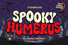 Spooky Humerus is a Halloween font