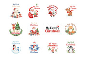 My First Christmas Sublimation PNG, an Illustration by SinaCreation (Thumbnail 2 of 7)
