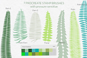 Fern palm exotic floral brushes, a Brush Add-On by Let's Art (Thumbnail 2 of 4)