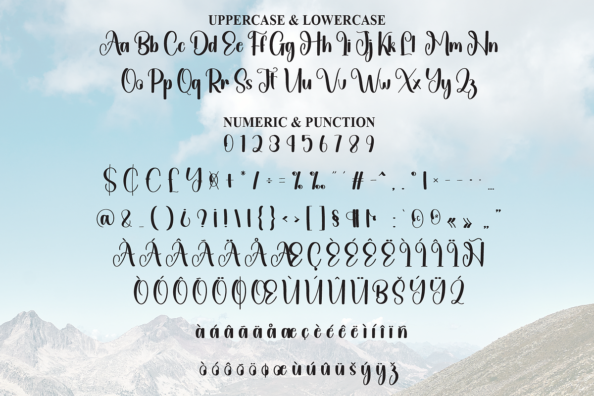 Highland | Script Font, a Handwritten Font by Scratchones (Photo 7 of 9)