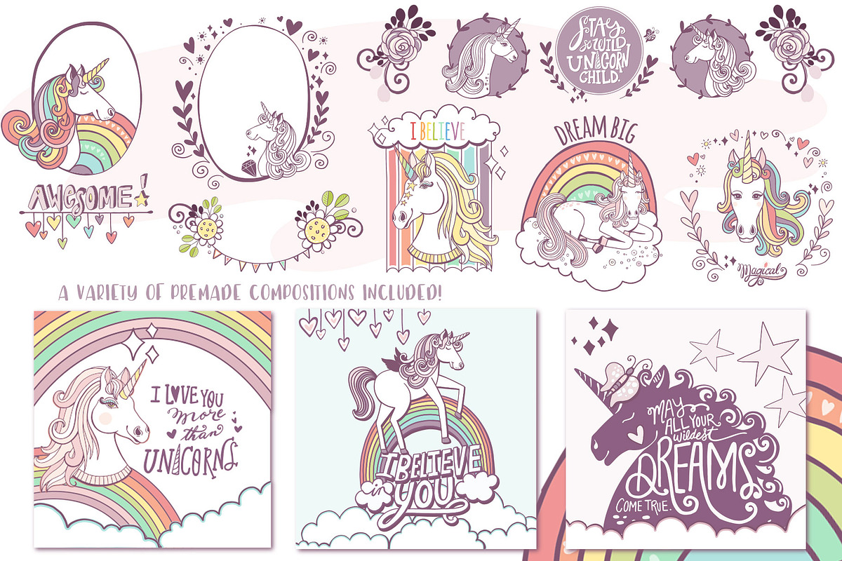 Unicorns and Rainbows, an Animal Illustration by Carrie Stephens Art (Photo 5 of 9)