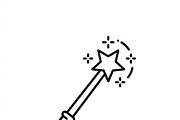 19 Witch Halloween Icon Set, an Outline Icon by adenpinkstore (Thumbnail 5 of 9)