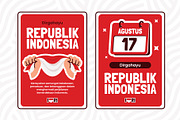Indonesian independence Element Set, an Object Illustration by Eighteen Studio (Thumbnail 3 of 4)