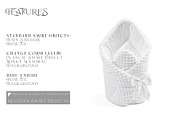 Swaddle Wrap Blankets Minky & Muslin, a Mockup by mock-ups (Thumbnail 3 of 31)