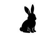 Cute Easter Bunny Silhouette bundle, an Illustration by Artivon (Thumbnail 7 of 51)