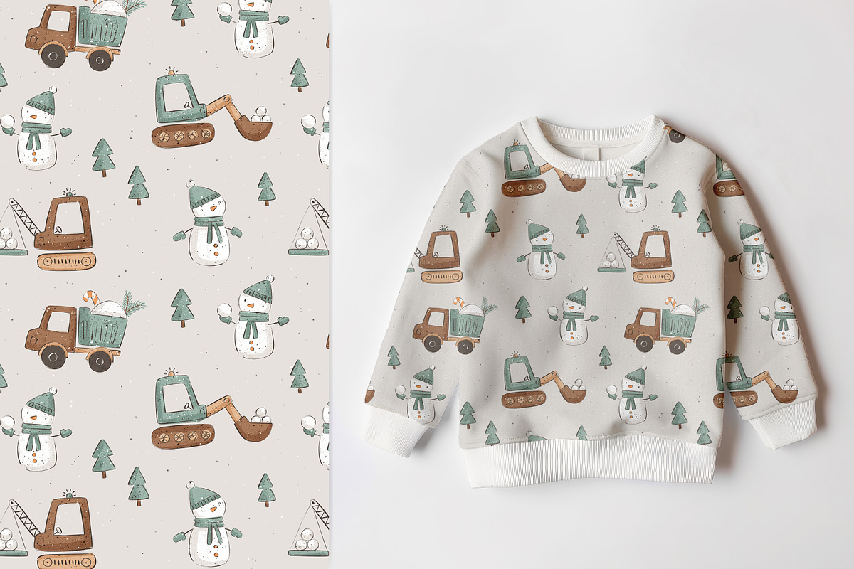 Winter construction, a Pattern Graphic by Olena Kuznietsova (Photo 5 of 9)