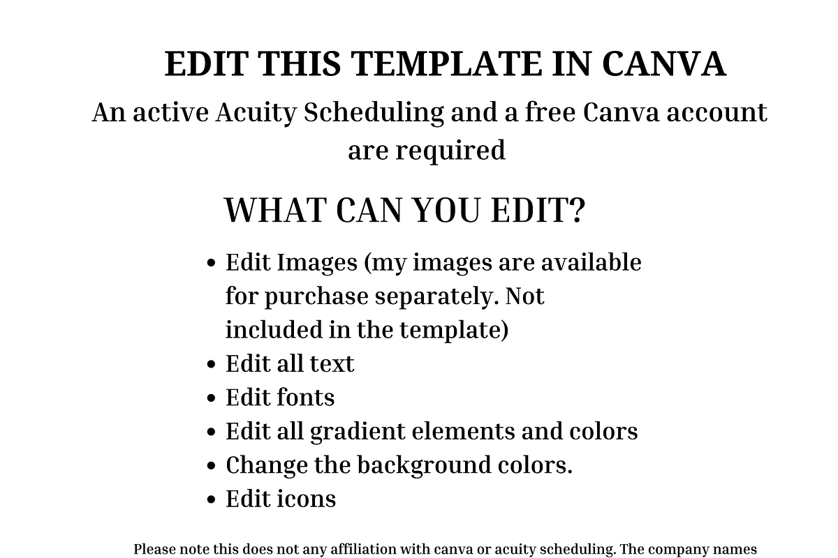 Hair Acuity Scheduling Site canva, a Squarespace Template by Foedesigner (Photo 6 of 7)