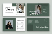 Vierce - Aestethic CV Resume PPoint, a Presentation Template by Fit-tee (Thumbnail 2 of 6)
