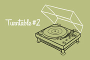 Record player illustrations, an Illustration by Serifs & Whiskey (Thumbnail 3 of 5)
