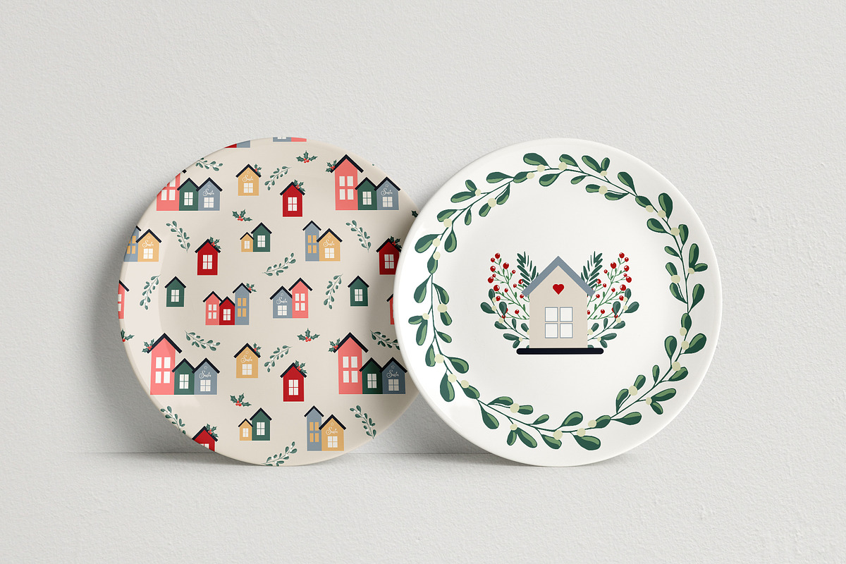 Christmas Florals Bundle, a Decorative Illustration by Cozy pattern shop (Photo 9 of 13)