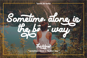 Thickline - Classic Bold Font, a Handwritten Font by PutraCetol Studio (Thumbnail 12 of 16)