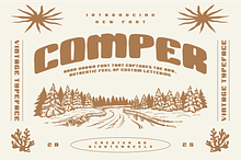 COMPER - Vintage Display Font