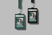 ID Card Mockup, an Advertising Mockup by Bangdastudio (Thumbnail 4 of 5)